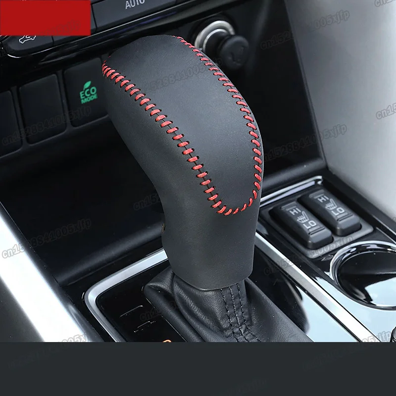 cowl leather for Mitsubishi Eclipse Cross Car Gear Lever Cover Interior Accessories 2018 2019 2020 2021 2022 shift knob 2023