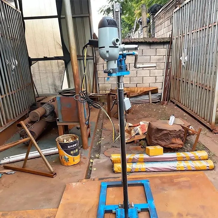 

Customized Portable Borehole Electric Water Well Drilling Rig 60m Handheld Rural Water Machine