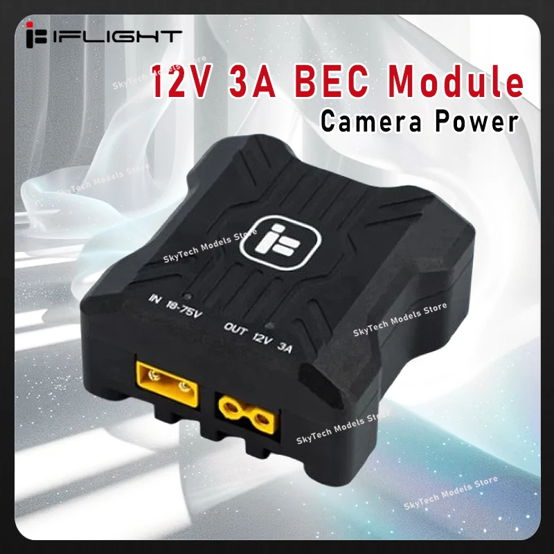 

IFlight 12V 3A BEC Module - Camera Power, 1203 Fuse, Short Circuit Protection