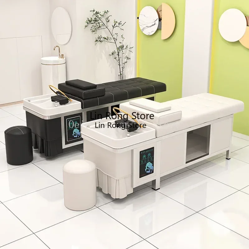 Pedicure Spa Foot Salons Chairs Living Room Shaving Hair Washing Bed Mobile Shampoo Basin Beauty Cama De Pilates Salon Wash