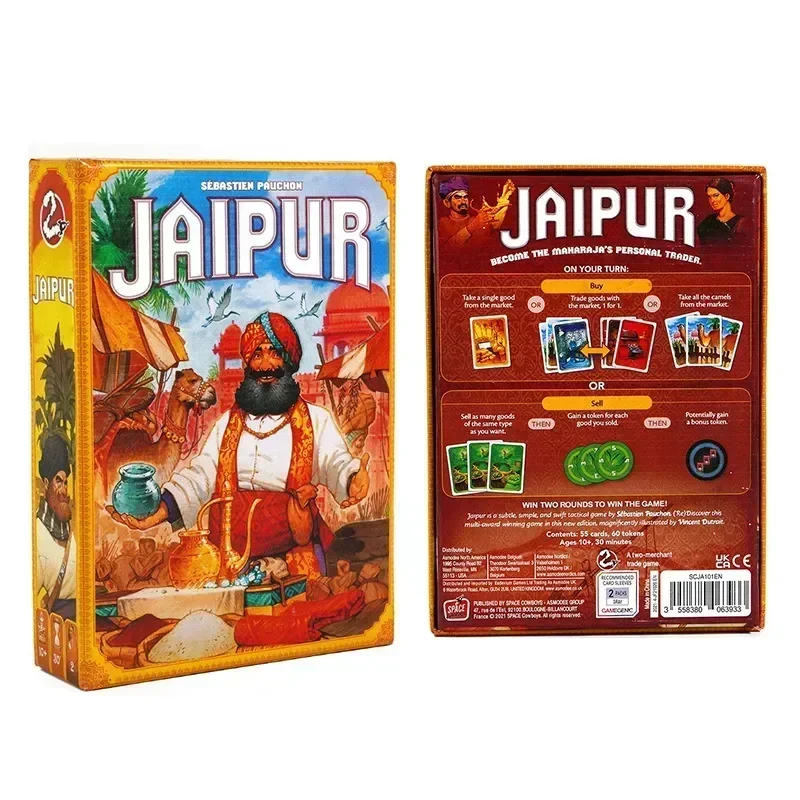 Jaipur All English Indian Merchant Adult Gathering Strategy Game Cards Family Parent Child Game Toys Board games