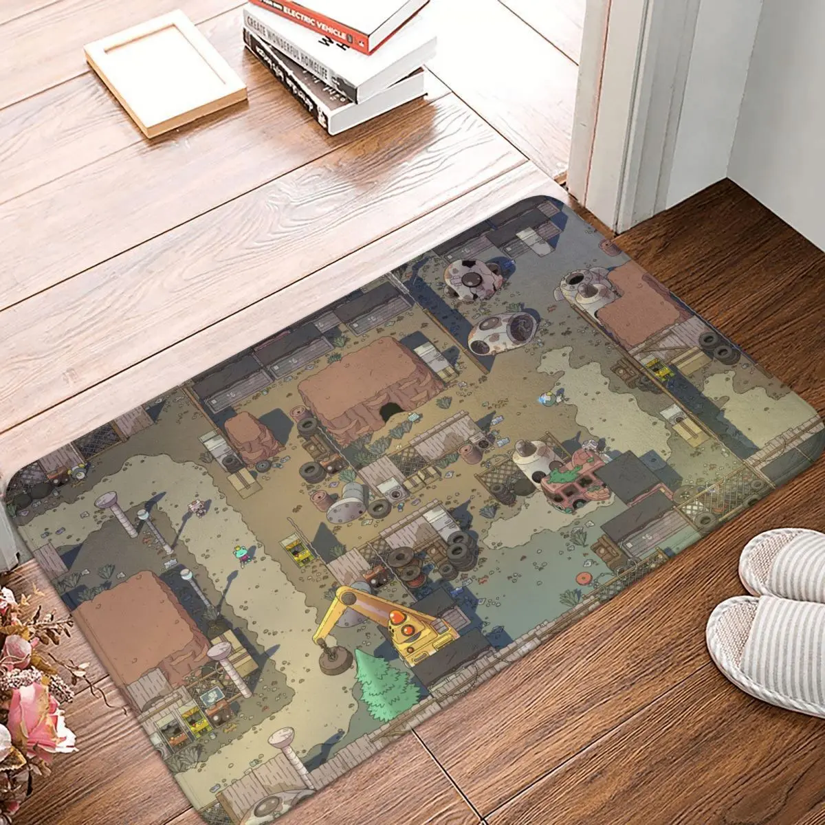 Game Interface Bath Mat The Swords of Ditto Game Doormat Living Room Carpet Entrance Door Rug Home Decoration