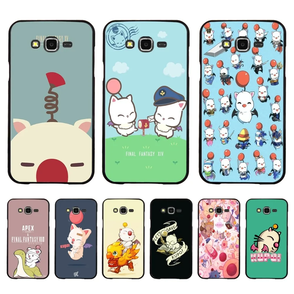 Game F-Final Fantasy Moogle Phone Case For Samsung J 7 plus 7core J7 neo J6 plus prime J6 J4 J5 Mobile Cover