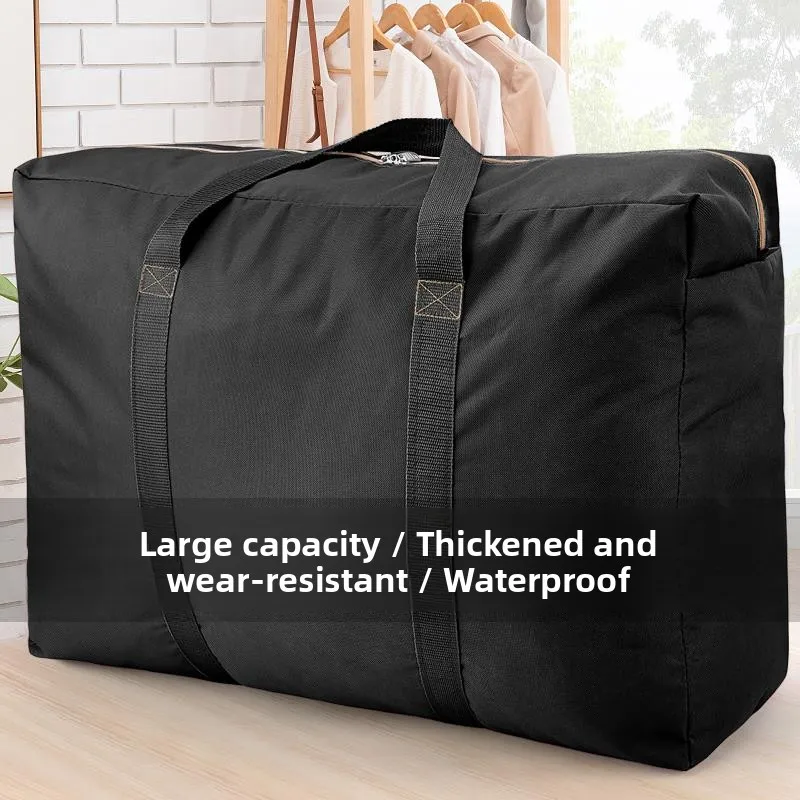 Oxford Cloth Moving Bag Thickened Woven Handheld Large Capacity Canvas Luggage Bag Storage Bag Snake Skin Bag
