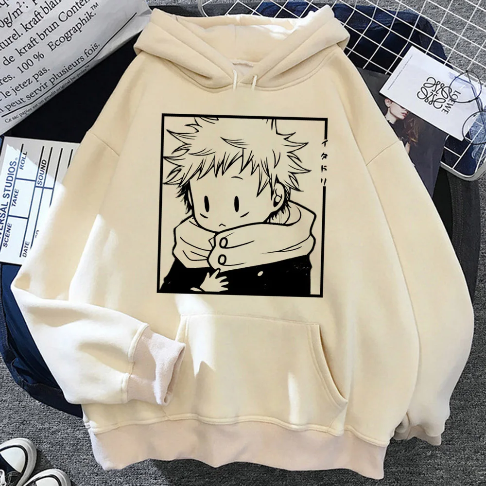 Satoru Gojo hoodie funny anime sweater clothes for teens printed design kawaii sweatshirts hoddie comic modern style streetwear