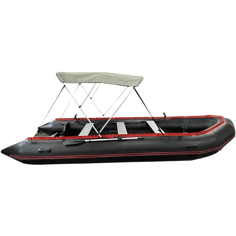 2023 New Design Rubber Boat Thickened Fishing Boat Inflatable Boat Hard Bottom Rubber Rowing Kayak