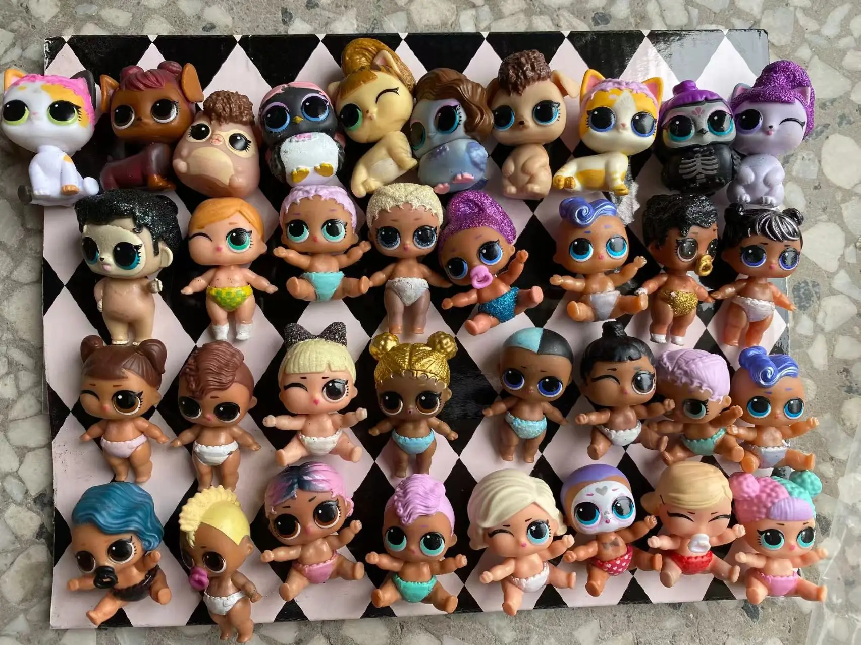 การส่งแบบสุ่มหลายสไตล์ดั้งเดิมของทารกขนาดเล็ก, สัตว์เด็ก, ตุ๊กตา, ของเล่นเด็กเล่นในบ้าน, ของขวัญ