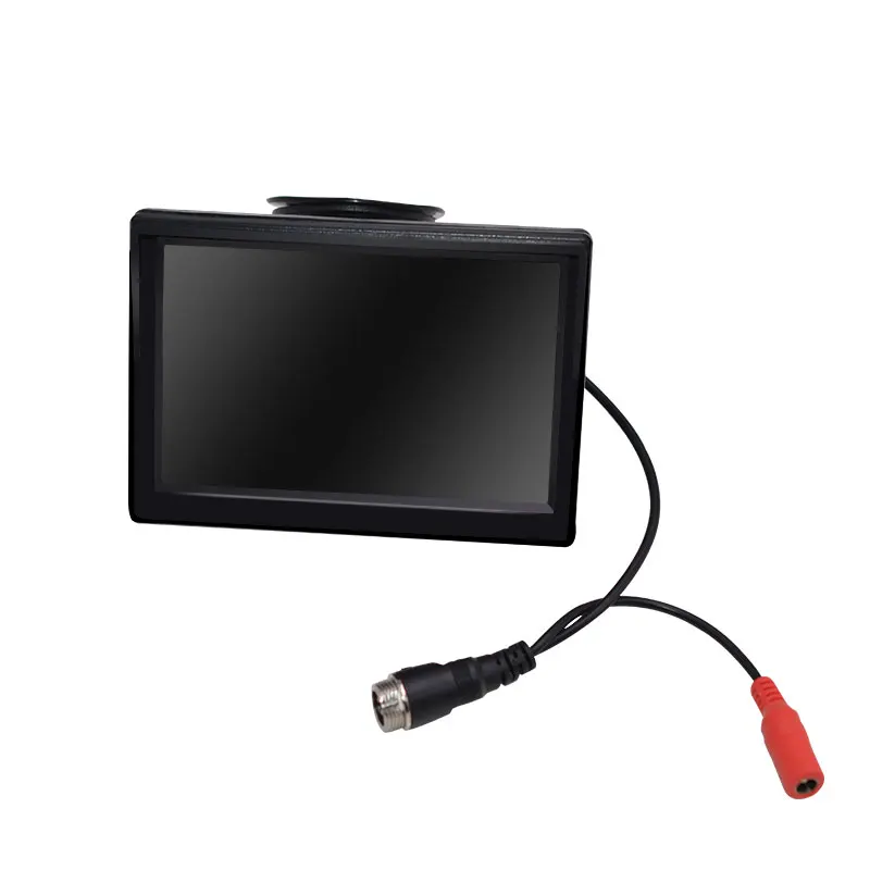 Tela de monitor de carro TFT - LCD de cor digital HD -  5 polegadas, PAL / NTSC - Ideal para câmera de reverso de estacionamento