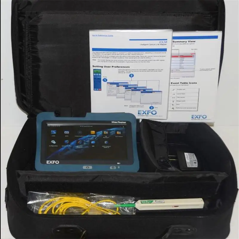 EXFO MaxTester MAX-710B SM1 OTDR 1310/1550nm Wavelength 30/28dB Multi-languages Max-710b-M1