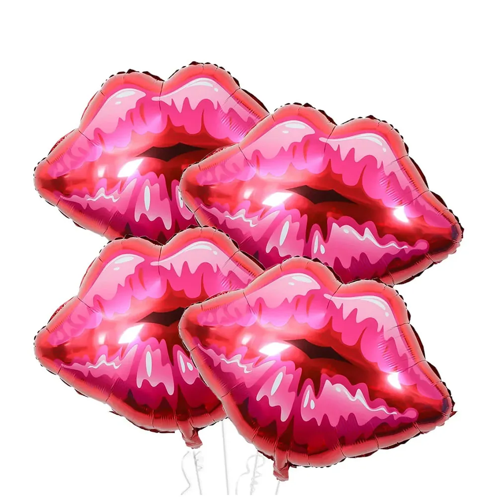 4Pcs Large Red Lips…
