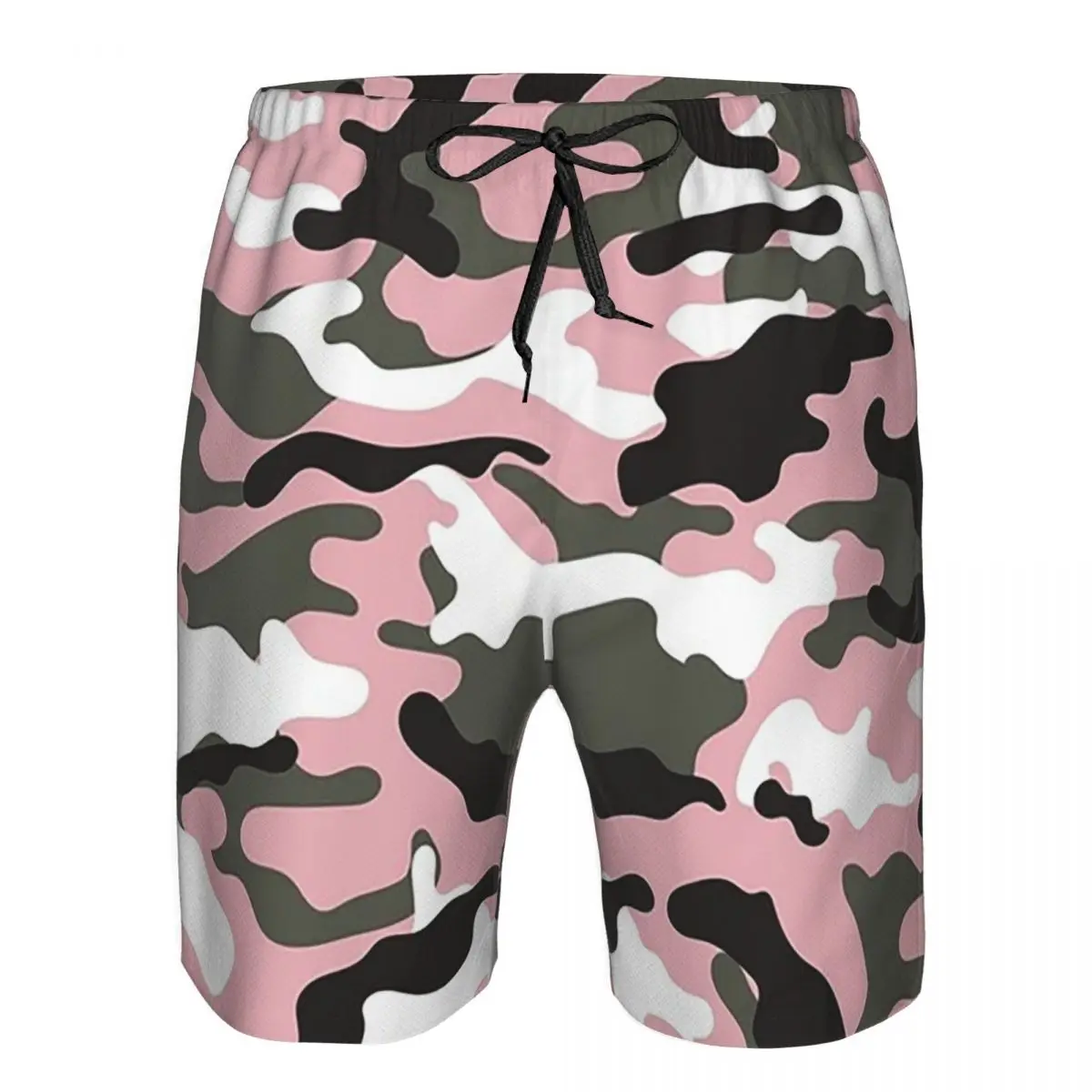 

Pink Military Camo Pattern Girls Texture Squad Background Trunks Beach Board Shorts Casual Quick Dry Swim Summer Men Pants
