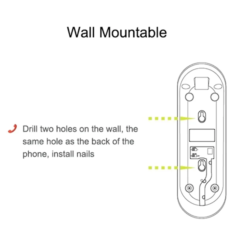 

3X TCF1000 Wall Desk Wall Telephone With Redial And Flash Memory Hotel Telephone Elevator Home Telephone Extension-A98U