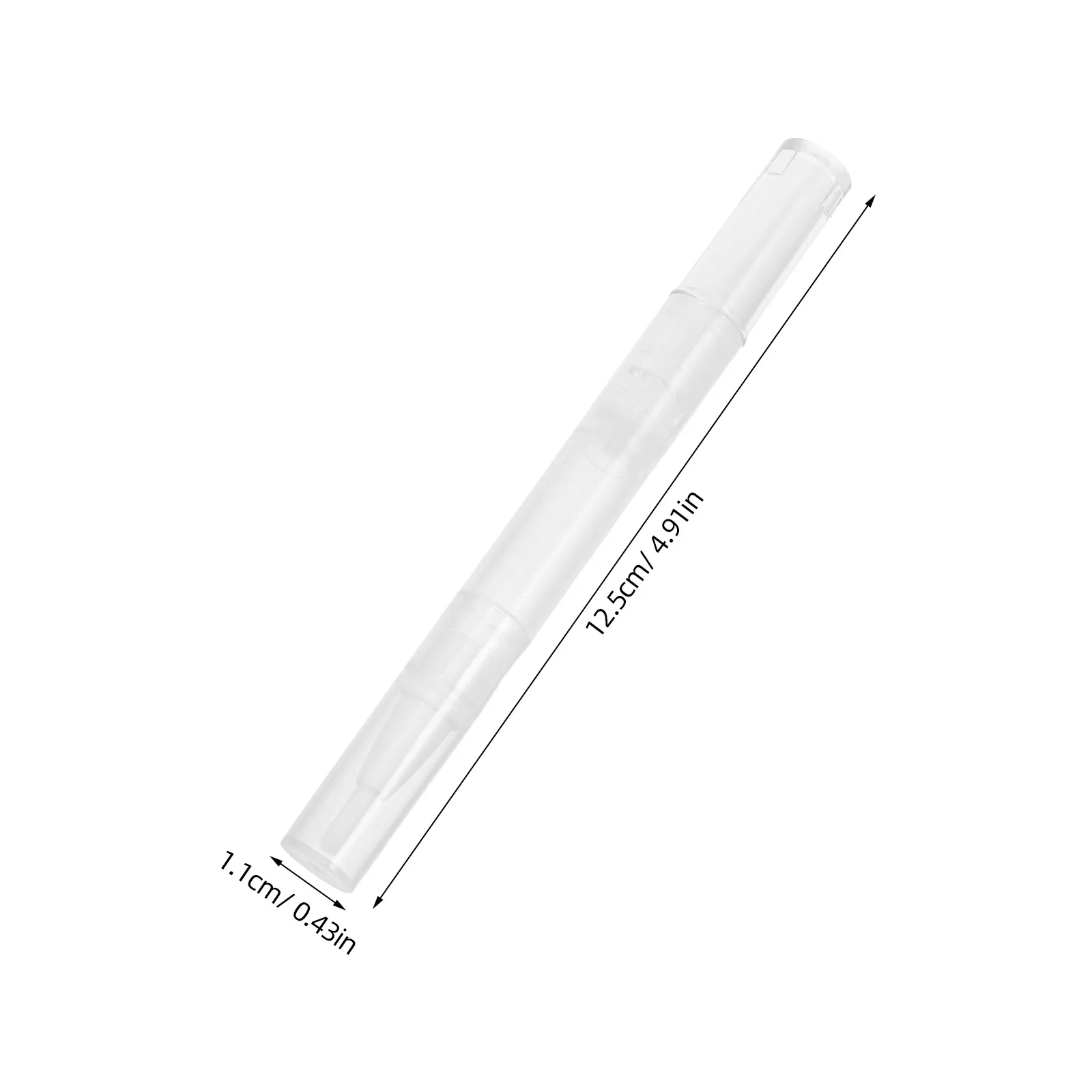 Bolígrafos de aceite transparentes para el cuidado de las uñas, tubos giratorios rellenables de 5Ml para aceite de cutícula, aplicadores de tratamiento de uñas, 10 Uds.