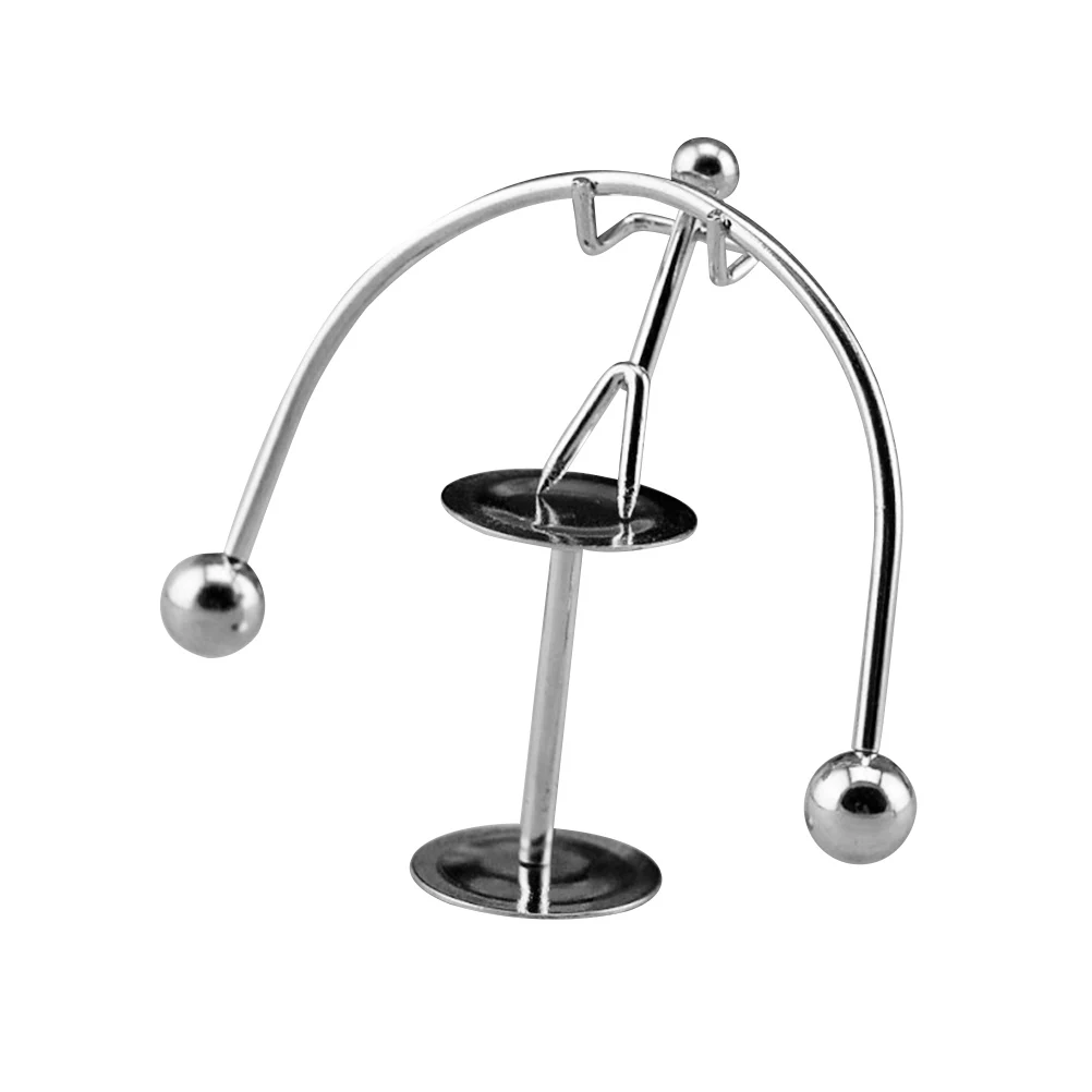 Balance Gyro Stahl drehen Ornament für Home Bar Party Dekoration kleine Person Metall Kunst Hobby drehen Balance