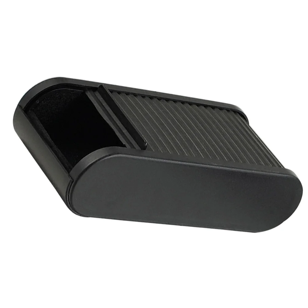 

1Pcs Car Storage Box Durable ABS Roll Shutter Design Portable Organizer for Keys Cards Coins Mini Trash Bin Car Supplies