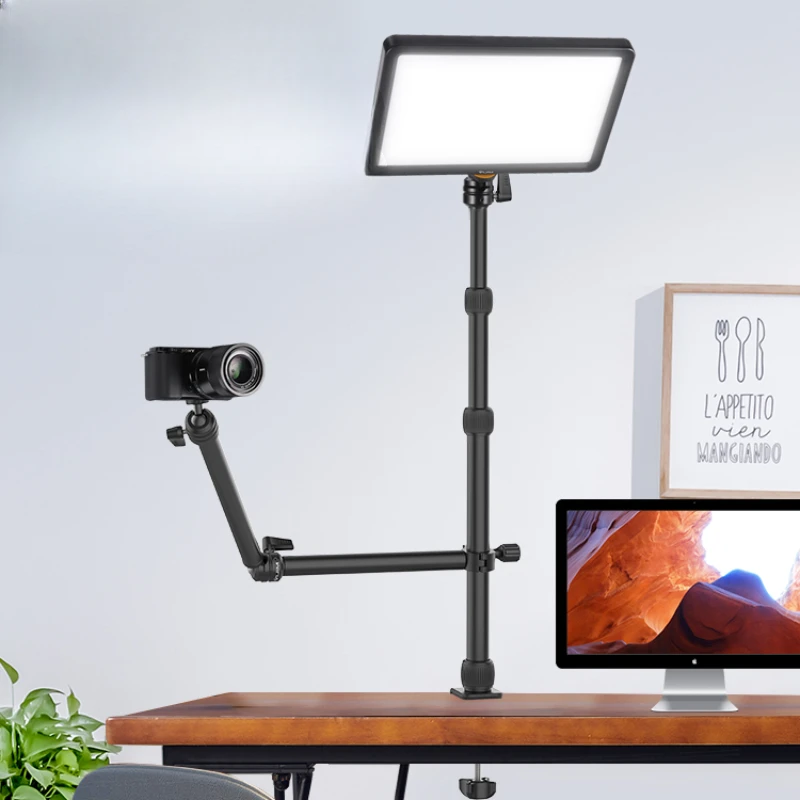 

LS11 desktop micro-SLR overhead bracket can expand the live light-filling lamp holder multi-functional magic