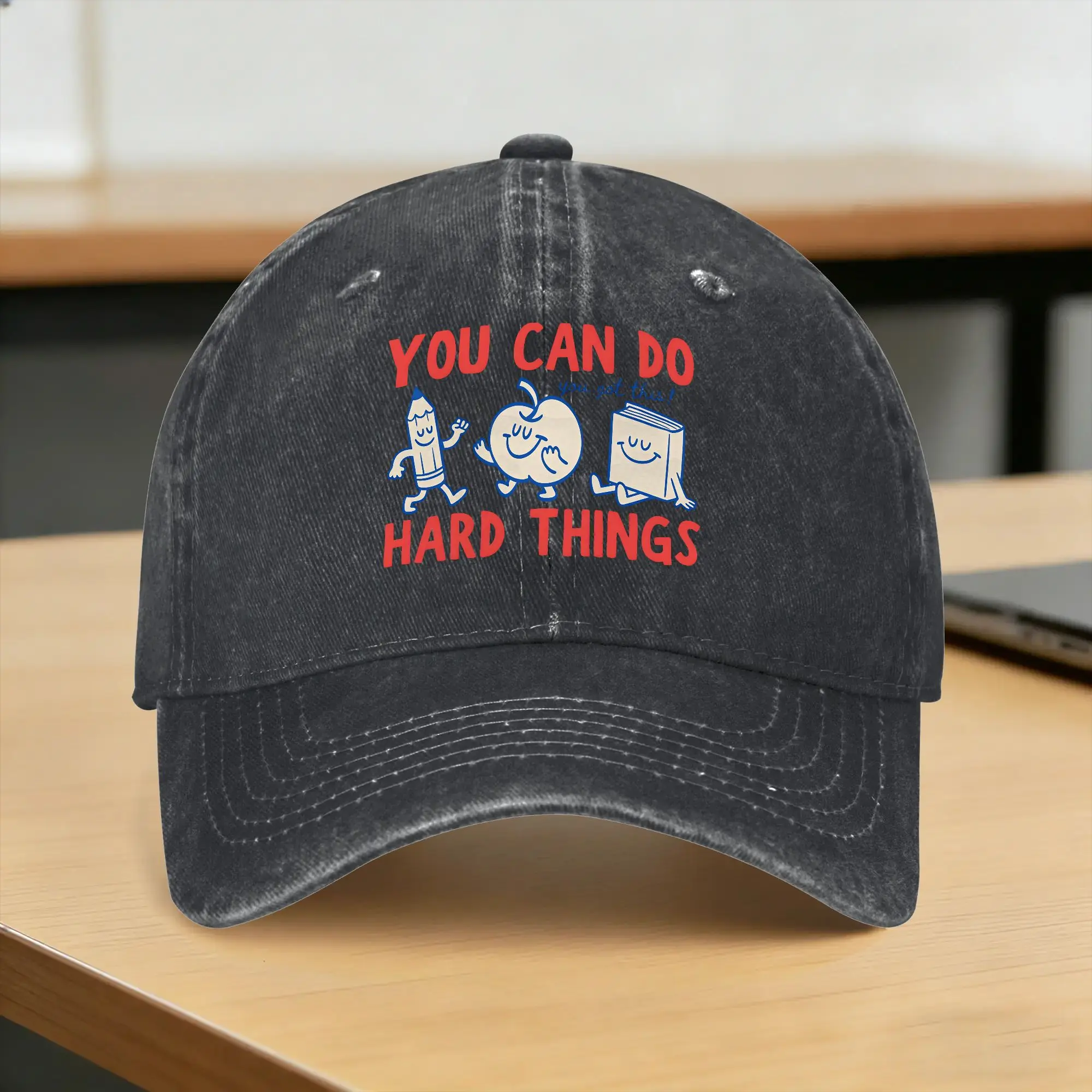 You Can Do Hard Things Casual Baseball Cap Summer  Trucker Hat Hot Sale Tennis Skate Snapback Cap Unisex-Teens Baseball Caps