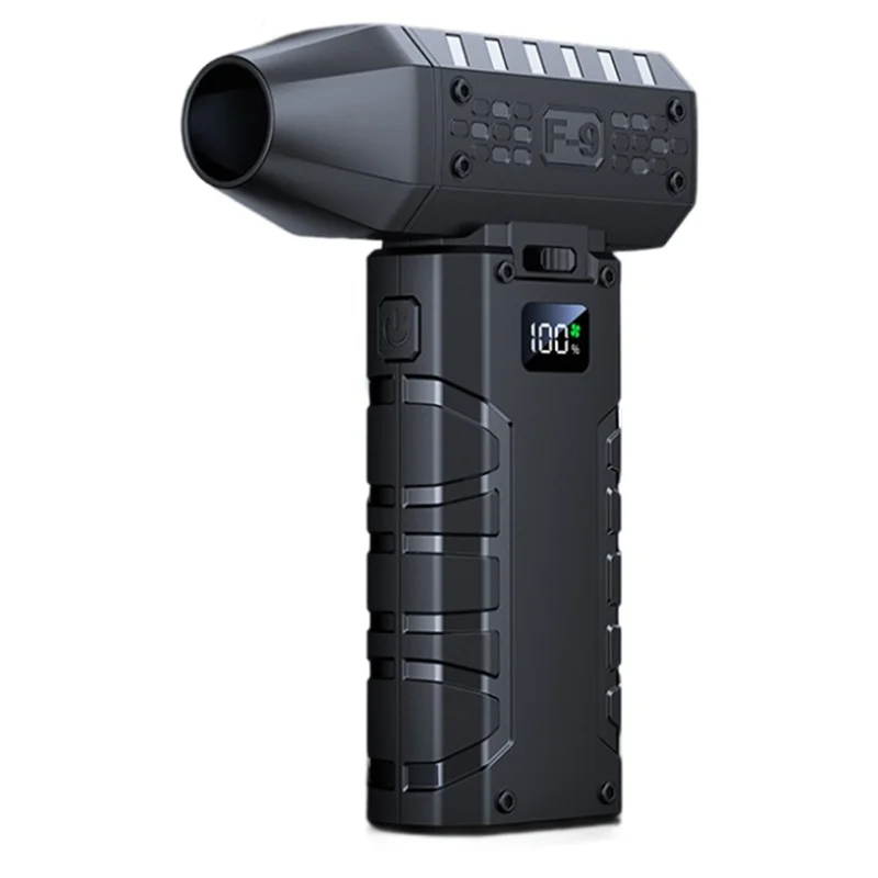 ABPR-High-Speed Mini Air Blower 160000 RPM, Handheld Electric Turbo Jet Fan With 52M/S Wind Speed And LED Display