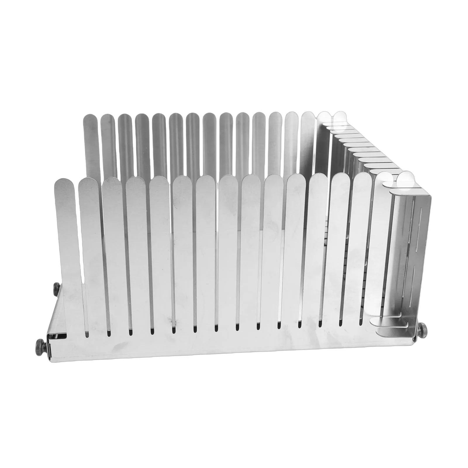 

Stainless Steel Bread Slicer, A Divine Tool For Slicing And Dividing Bread Slices. It Is A Commercial Baking Kitchen Aid Tool