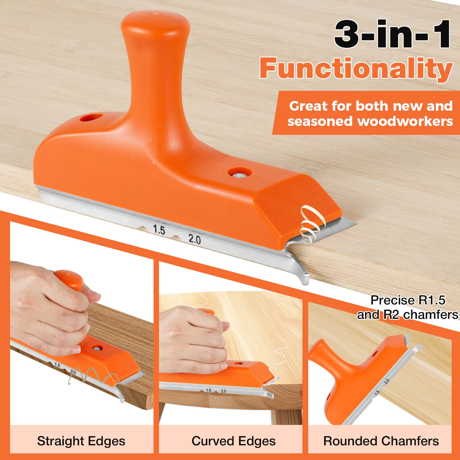 

Триммер для кромкооблицовки с высокоскоростными стальными лезвиями, деревообрабатывающий кромкорез для шпона, ПВХ и АБС-пластика для прямых и изогнутых панелей шкафов