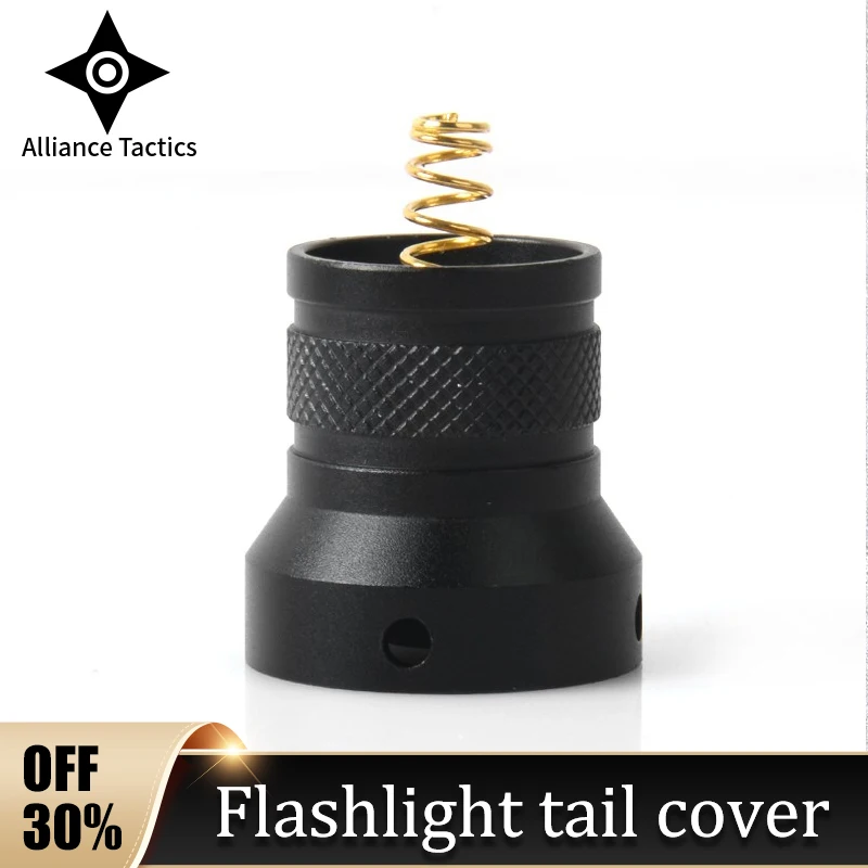 WADSN M300 M600 Tacitcal Flashlight Constant on Tail Cover Metal Pressure Switch Outdoor Hunting Wepon Accesiories