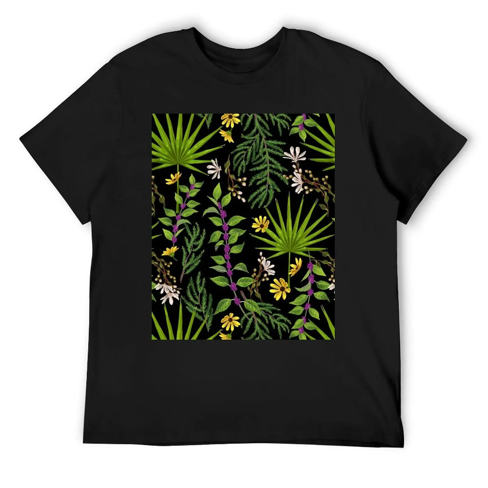 

Florida Native Plants T-Shirt quick-drying man clothes mens graphic t-shirts big and tall