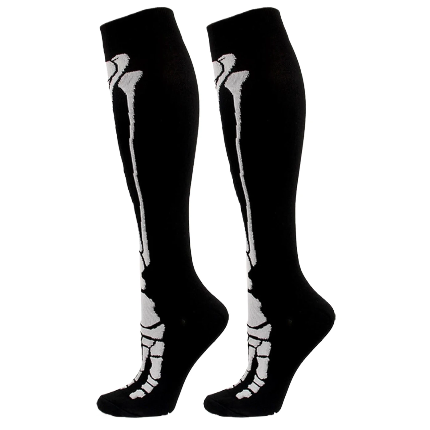 1/6Pairs الرجال النساء ركوب الدراجات الجري اليوغا الرياضة جوارب ضغط كرة القدم الرياضية كرة السلة الرجبي المشي لمسافات طويلة التنس سكيت