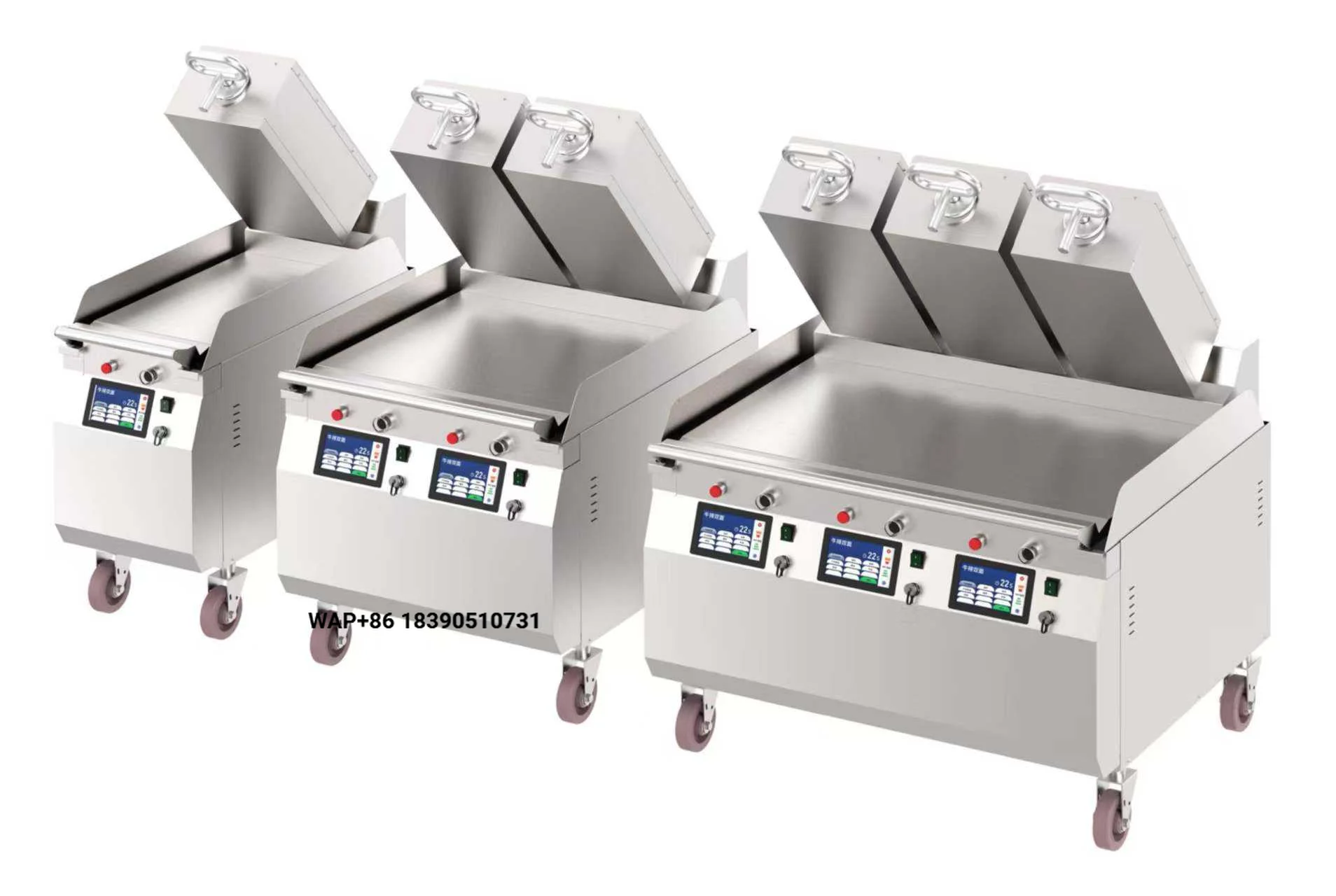 Automatic Clamshell Burger Grill Programmable Electric Two Sided Cooking Griddle Fast Heating Machine for Mcdonalds Kitchen