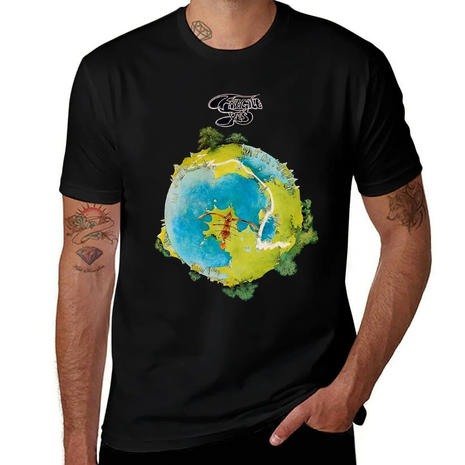 prog musican band T-Shirt Large Size Loose Casual Tee T-Shirt
