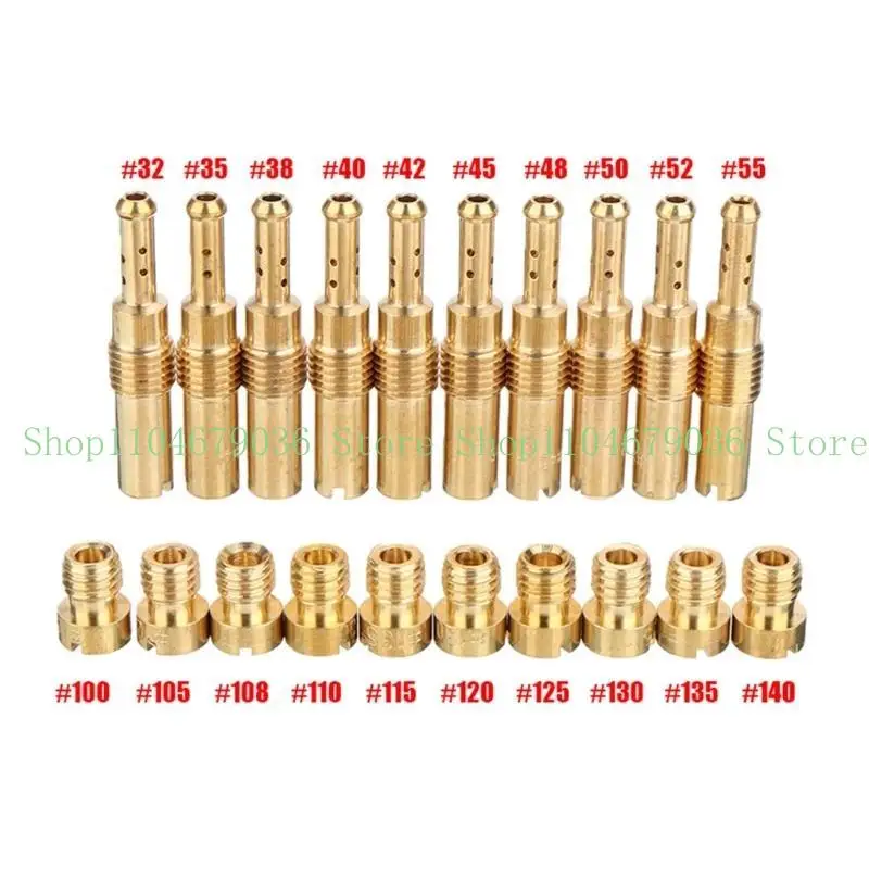 652F CARBURATOR PRINCIPAL JETO SLOT 10PCS JETS PRINCIPAIS E 10PCS SLOW JET