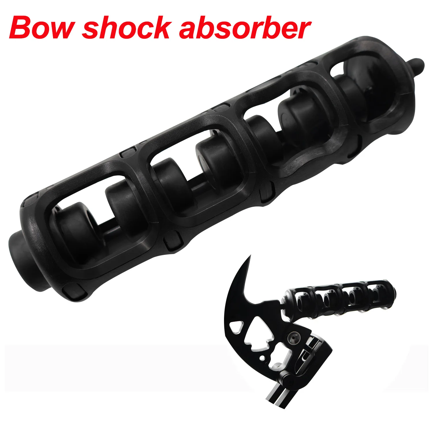 6-Zoll-Hohlbogen-Stoßdämpfer aus Nylon, zusammengesetzter Recurve-Bogengriff, Stabilisator für den Außenbereich, Pfeil und Bogen, Bogenschießen-Ausrüstung