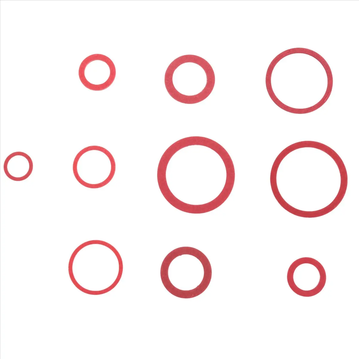 【~ NEW A89Z】141Pcs Flat Rubber O-Ring Seal Hose Gasket Rubber Washer for Faucet Grommet 18 Different Sizes