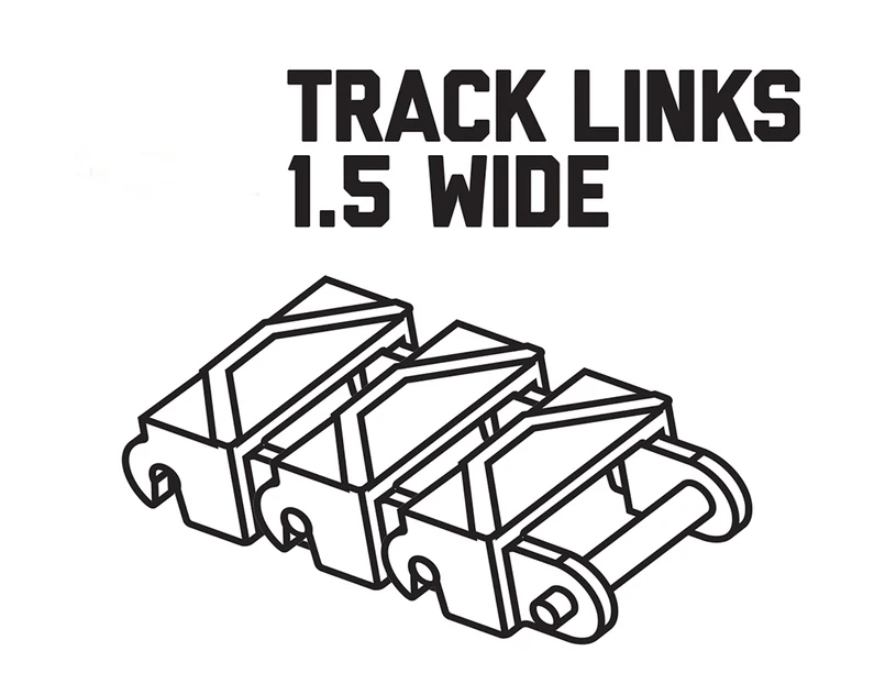 *Track Link 1.5 wide* JH910 100pcs DIY enlighten block brick part No.Compatible With BrickMania Assembles Particles
