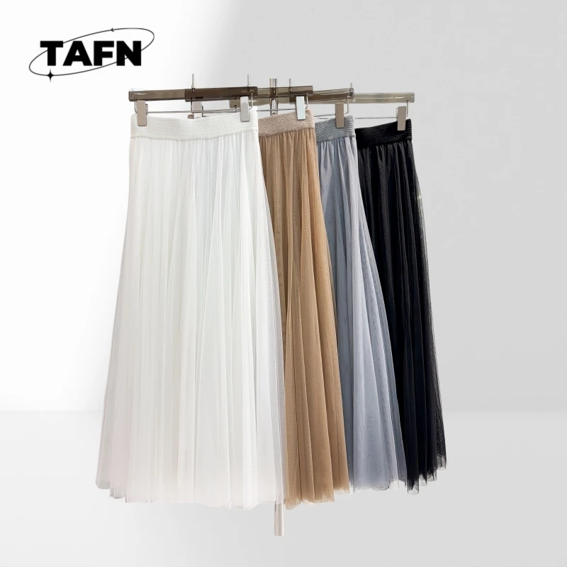 

Niche Yarn Skirt Women's Casual Mini Skirt with High Waist Slim Fit Aesthetic Style High Waist Casual Daily Outfit Skirt AI0952