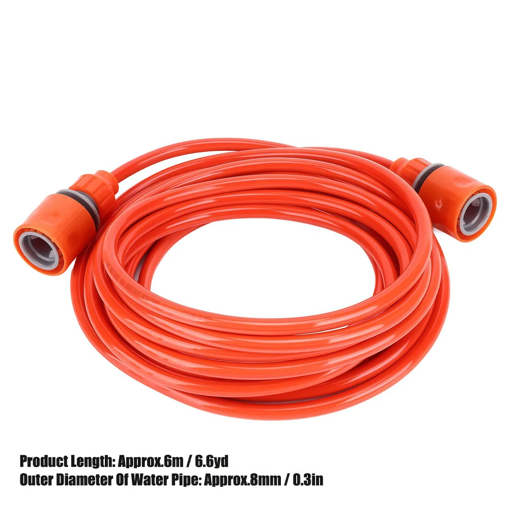 Multipurpose Garden Hose 6 Meter High Pressure Soft Flexible Explosion Proof Antifreeze Wear Resistant Garden Plastic Water Pipe