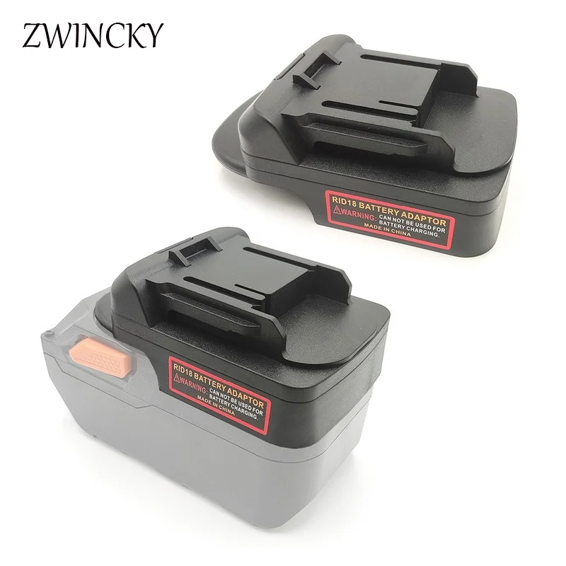 ZWINCKY Battery Adapter For Ridgid / AEG 18V Lithium Battery To For Makita 18V BL1830 BL1840 Bl Series Li-ion Battery  Tools