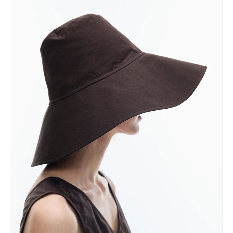 1 Stück Japanischer Damen-Bucket-Hat mit breiter Krempe, faltbarer Reise-Sonnenhut für Frühling und Sommer, UV-Schutz, Strand-Panama-Hut für Outdoor-Aktivitäten