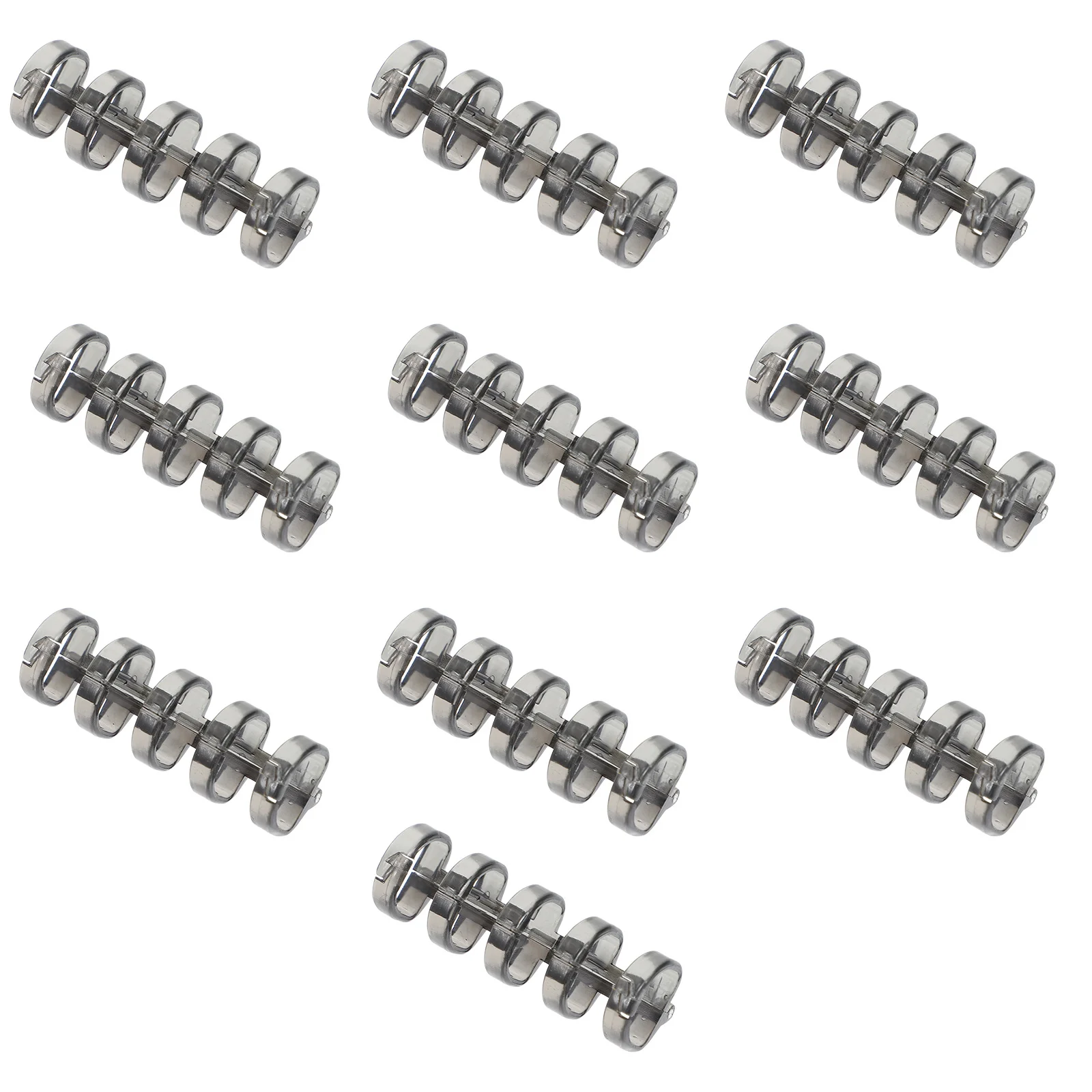 10Pcs Removable Plastic Binder Rings Leaf Binder Circles Convenient Book Supply File Accessory Household Leaf Binders