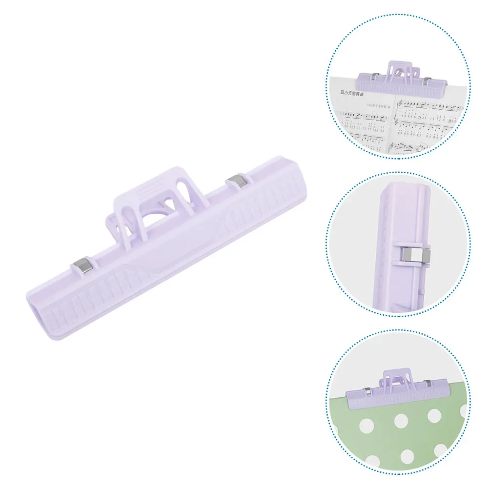 

4 Pcs Sheet Music Clip Stand Holder Clips Musical Instrument High Quality Spring Steel Fancy Score Strong