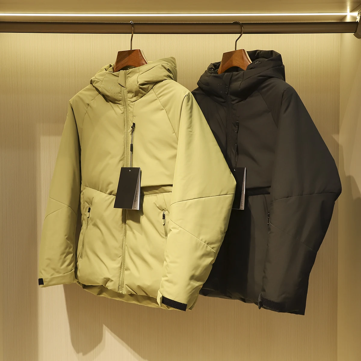 

Outdoor Men's Thiened Warmth Cotton Jaet aphene Los Temperature Winter Coat Stand Fit Faion Urban Sle Casual Wear