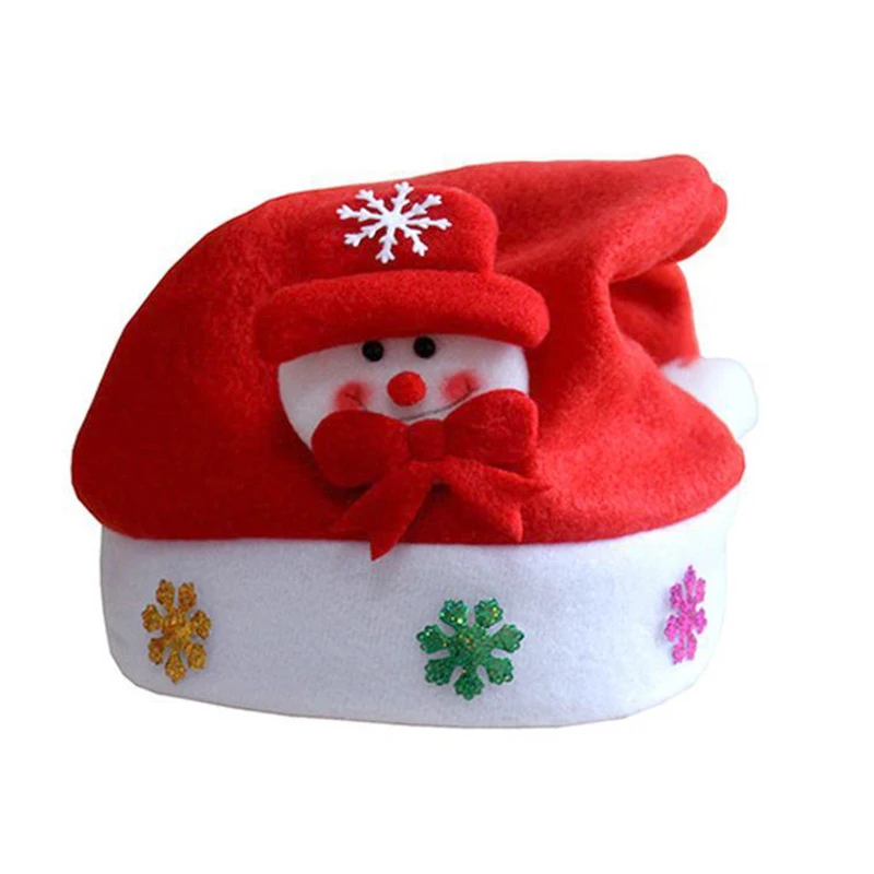 Christmas Hat High-quality Holiday Decoration Unique Durable Xmas Gift Must-have Snowman Hat Winter Hat Festive Santa Claus Hat