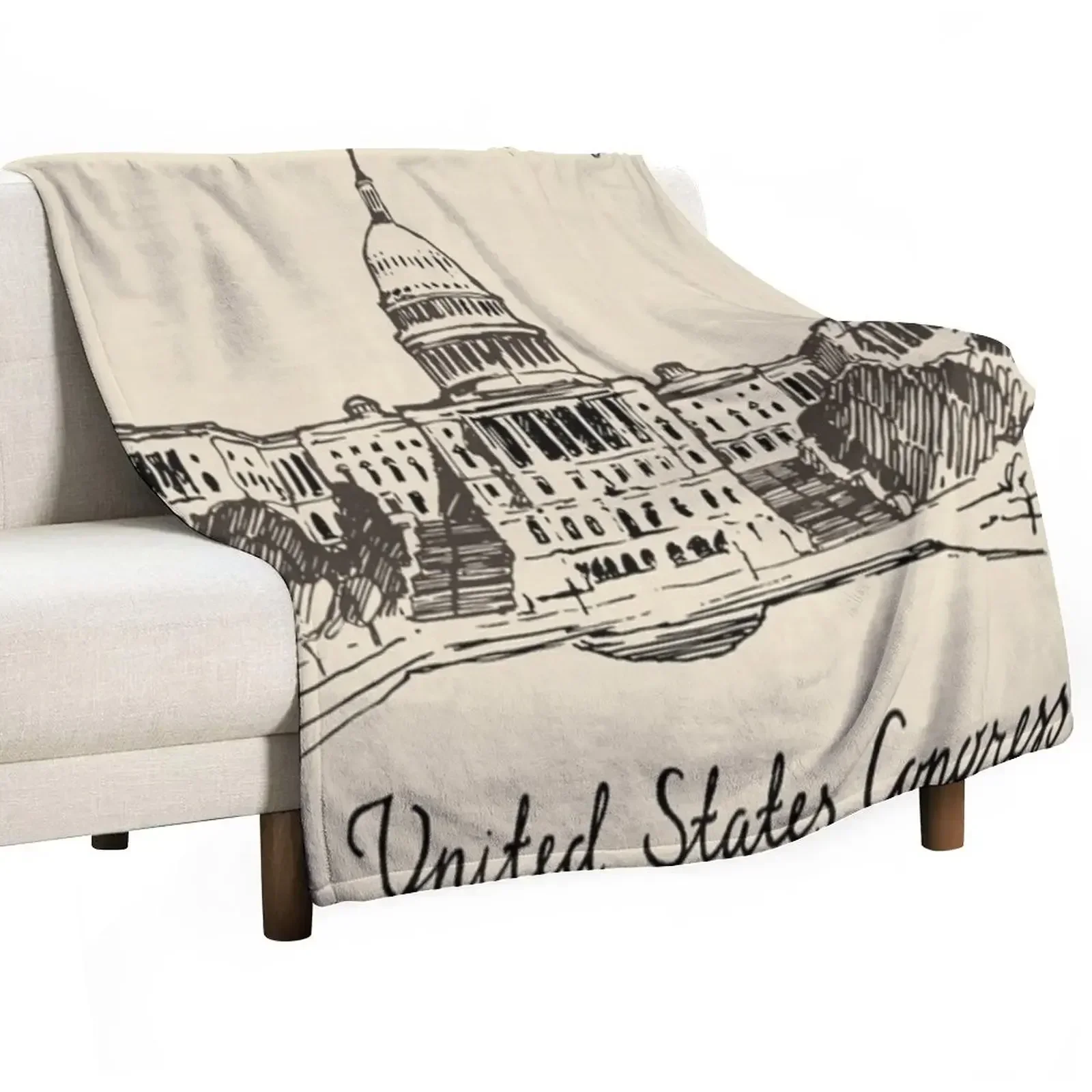 United states capital hill capitol washington dc Throw Blanket Beautifuls For Decorative Sofa Extra Large Throw Blankets