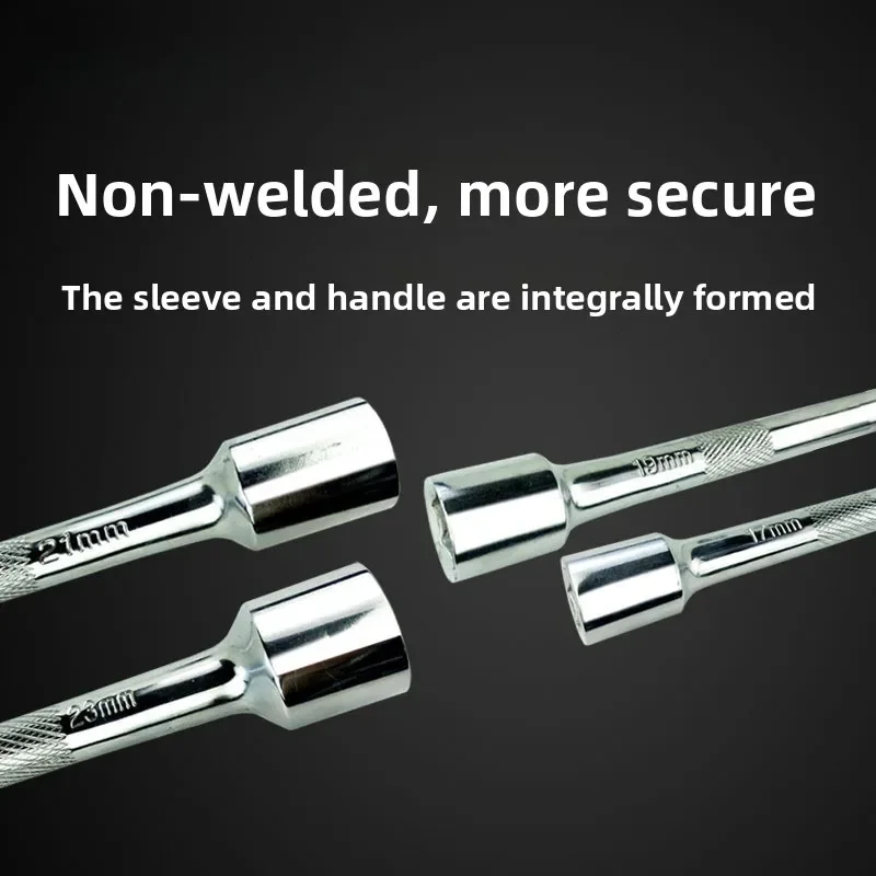 Auto Cross Tire Wrench Labor-saving and Lengthened Disassembly, Tire Change Wrench, Spare Tire Tool, Auto Repair Sleeve Wrench