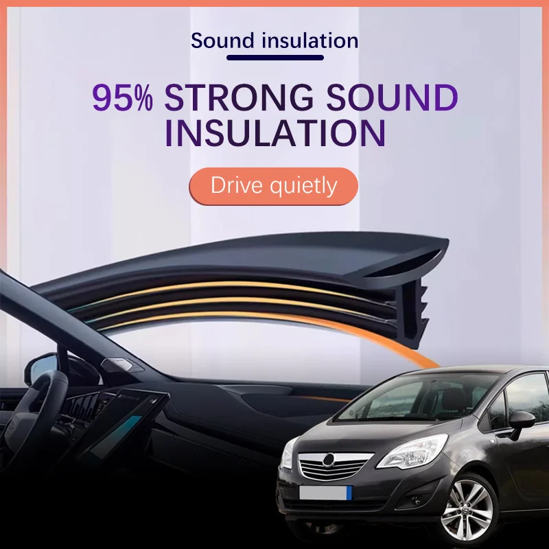 

Car Dashboard Sealing Strip Interior Auto Noise Sound Insulation Rubber Trim Weatherstrip Car Accessories For Opel Meriva A B MP