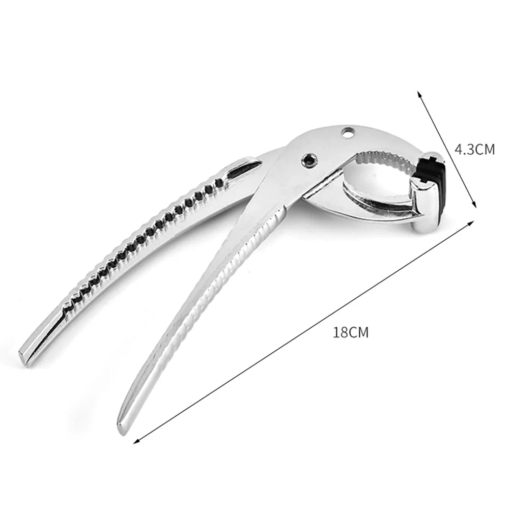 

Anti scalding Clip Lifter Stainless Steel Bowl Gripper Dish Tongs Multi function Kitchen Tool Non Slip Heat Resistant Heavy Duty