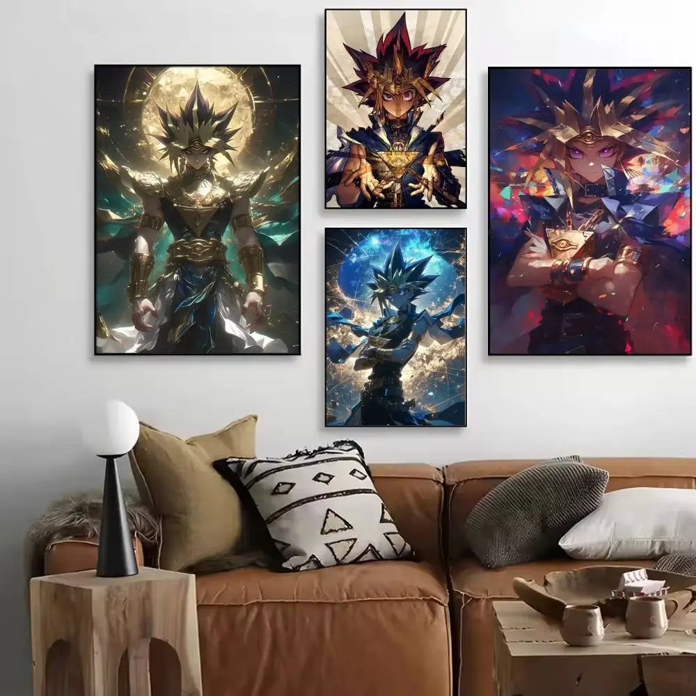 Anime Y-Yu Gi Oh Yugioh Posters HD Print Vintage Wall Art Decor for Home Study Room