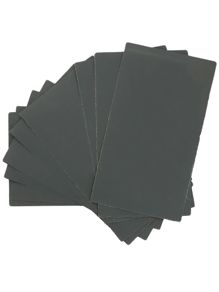 10 Piece Sandpaper Kit Pack Sanding Sheets Set Wet / Dry 10pcs 138*75mm 600/800/1000/1200/1500/2000/2500Grit New