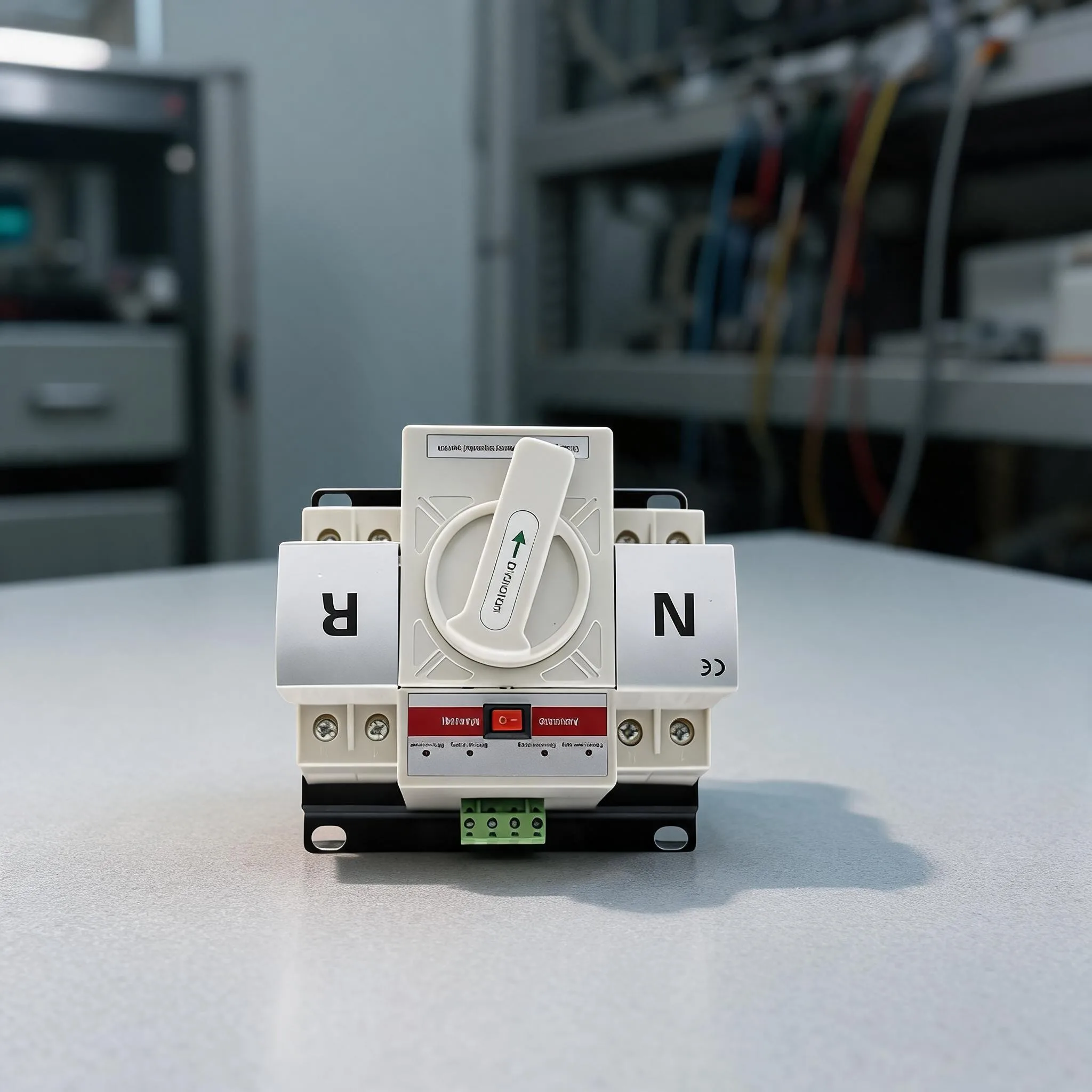 NLQ1-63/2P 2P 63A Automatic Transfer Switch for Factory Backup Power Supply 230V ABS Housing PCB Based Design White