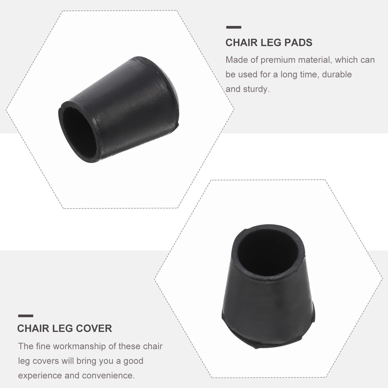 Protector de patas para sillas y mesas, protectores de muebles, almohadillas para suelos de madera dura, cubiertas para sillas