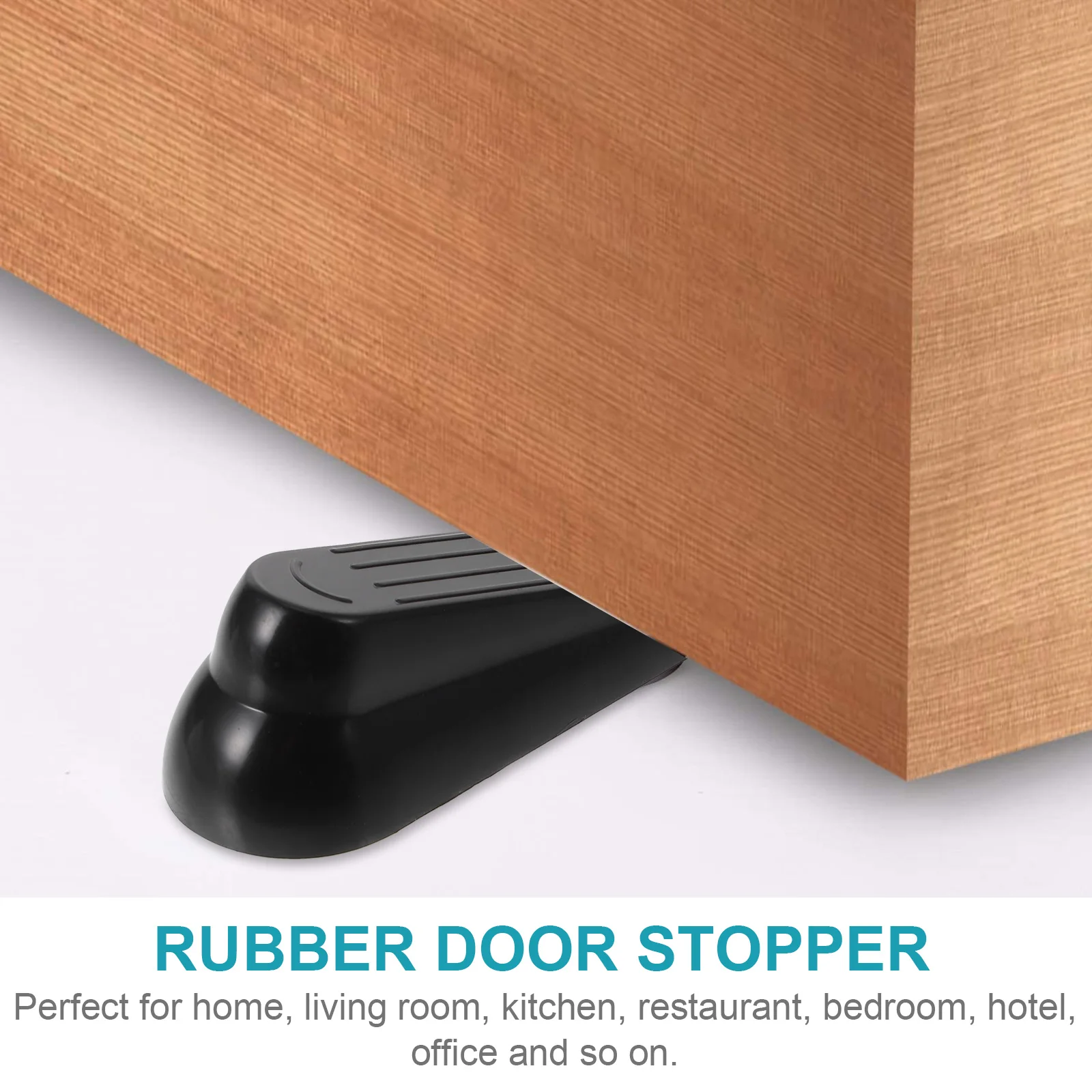 

6Pcs Anti-Slip Door Stopper Wedge Heavy-Duty Rubber Door Block Excellent For Home Office